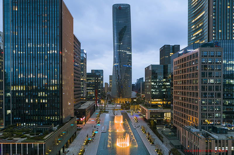 宁波东部新城中央商务区水街